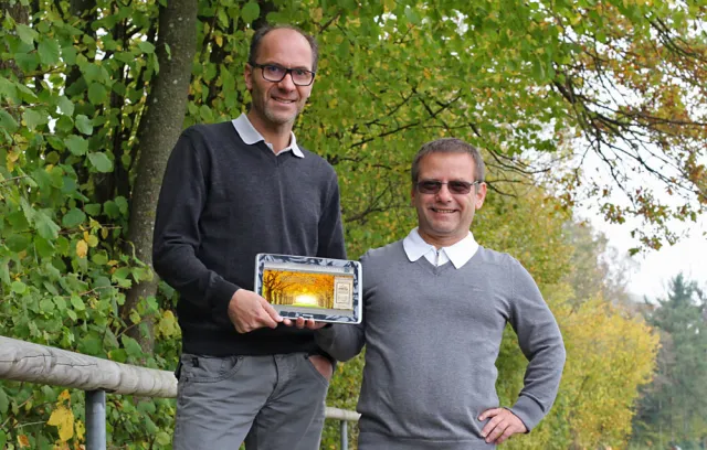 Gerhard und Martin Fischer mit dem Projekt "Totenbilder.at"