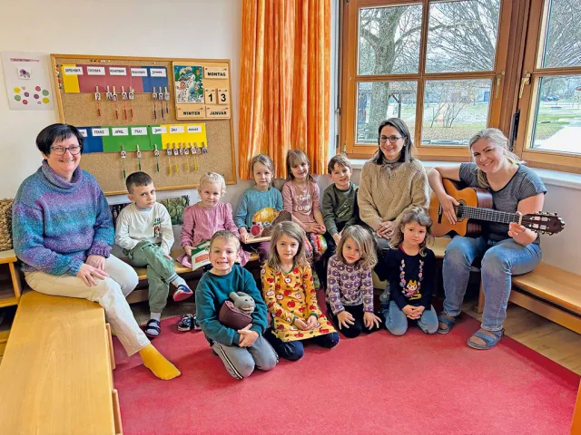 Goldhauben Vorchdorf im Kindergarten Kitzmantelstraße - Mäusegruppe