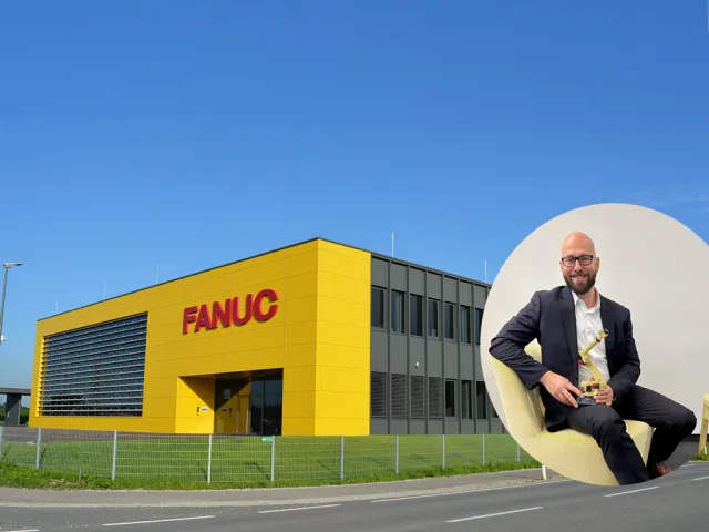 Fanuc Österreich - Zentrale in Vorchdorf, Geschäfsführer Christian Peer